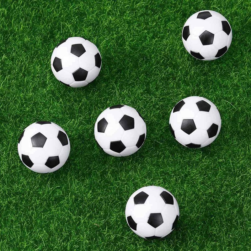 6x plástico futebol mesa matraquilhos bola jogo kicker mini bolas conjunto 32mm eua