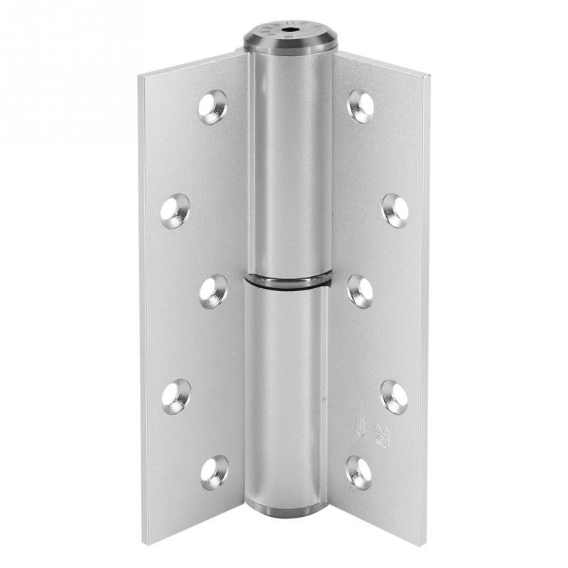 5inch H-shaped Mute Hydraulic Buffer Hinge Automatic Right Open Closing Hinge Door Closer Sand Silver deurscharnieren