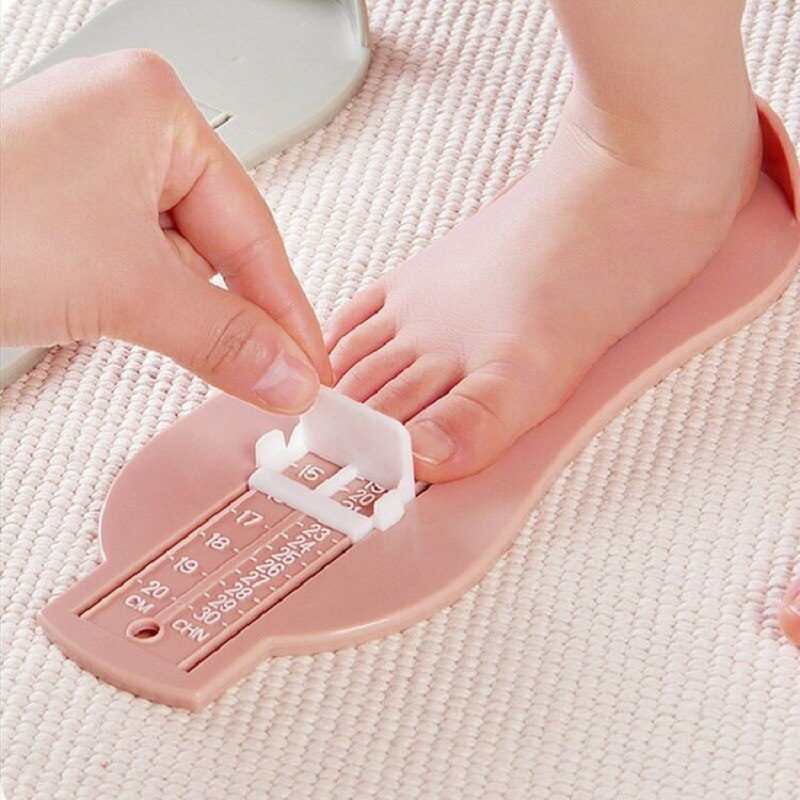 Barn spædbarn fod måle målestørrelse måle lineal værktøj småbarn spædbarn sko baby barn sko fittings måler fod måling