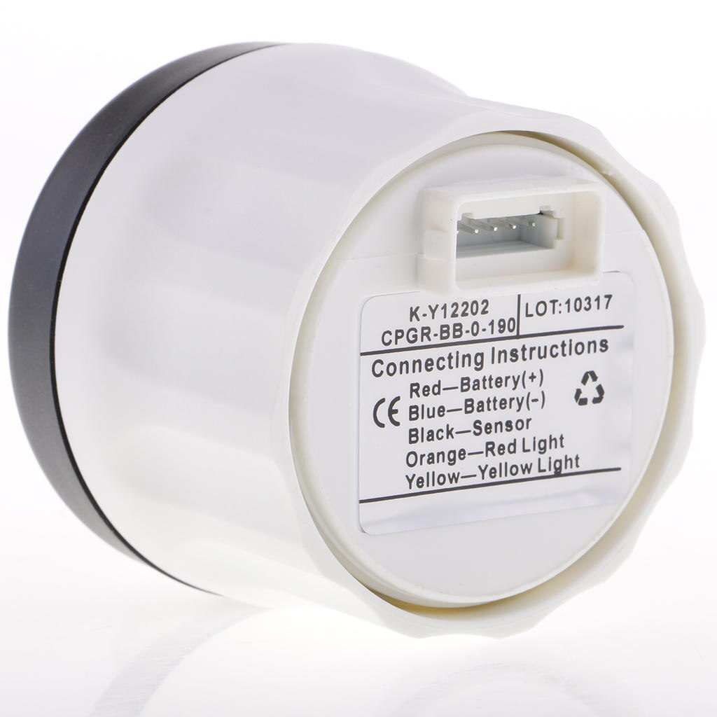 Magideal svart 52mm avfallstank mätare 240-33 ohm 12/24v för marinbåtar