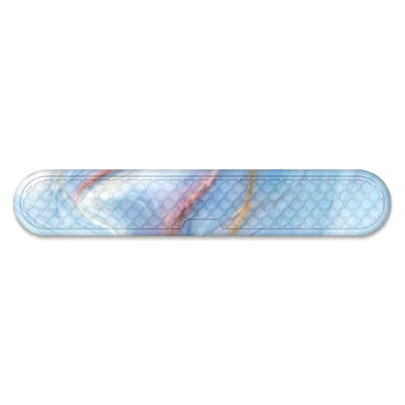 Ergonomie Mauspad aus Memory-Schaum mit Handgelenkauflage, Hand- und Handgelenk-Mauspad, rutschfeste Gummiunterseite: royal blue