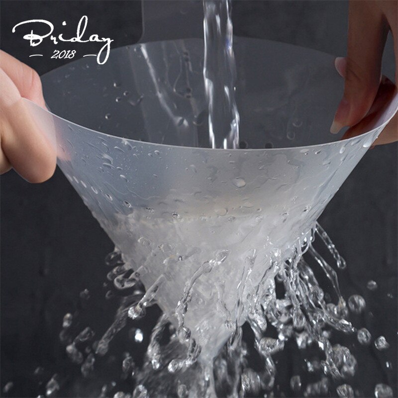 Filet filtrant repliable avec ventouse, 1 pièce, pour cuisine, résidus de soupe, entonnoir de vidange, filtre anti-blocage des ordures de piscine, nouveauté