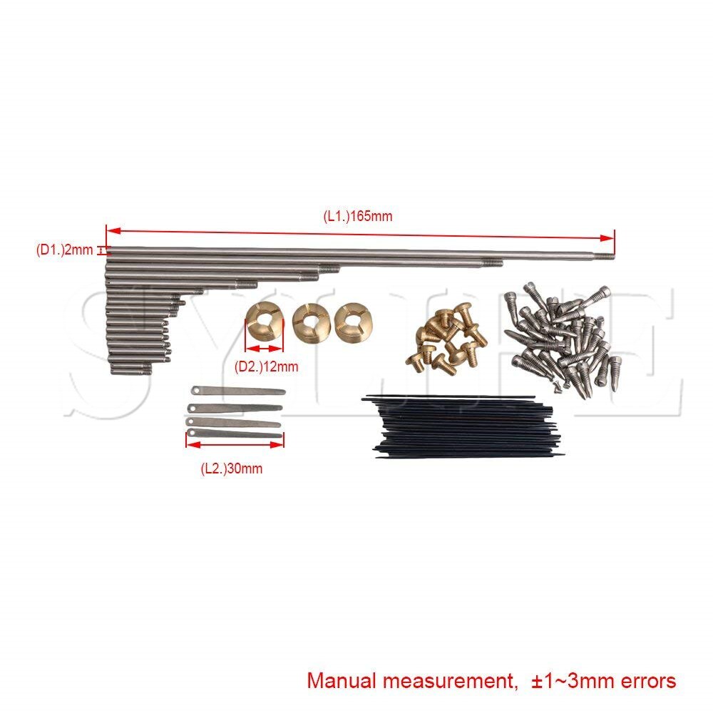 Alto Saxophone Repair Parts DIY Maintenance Tool Screws + Sax Springs Kit Key Shaft Type D