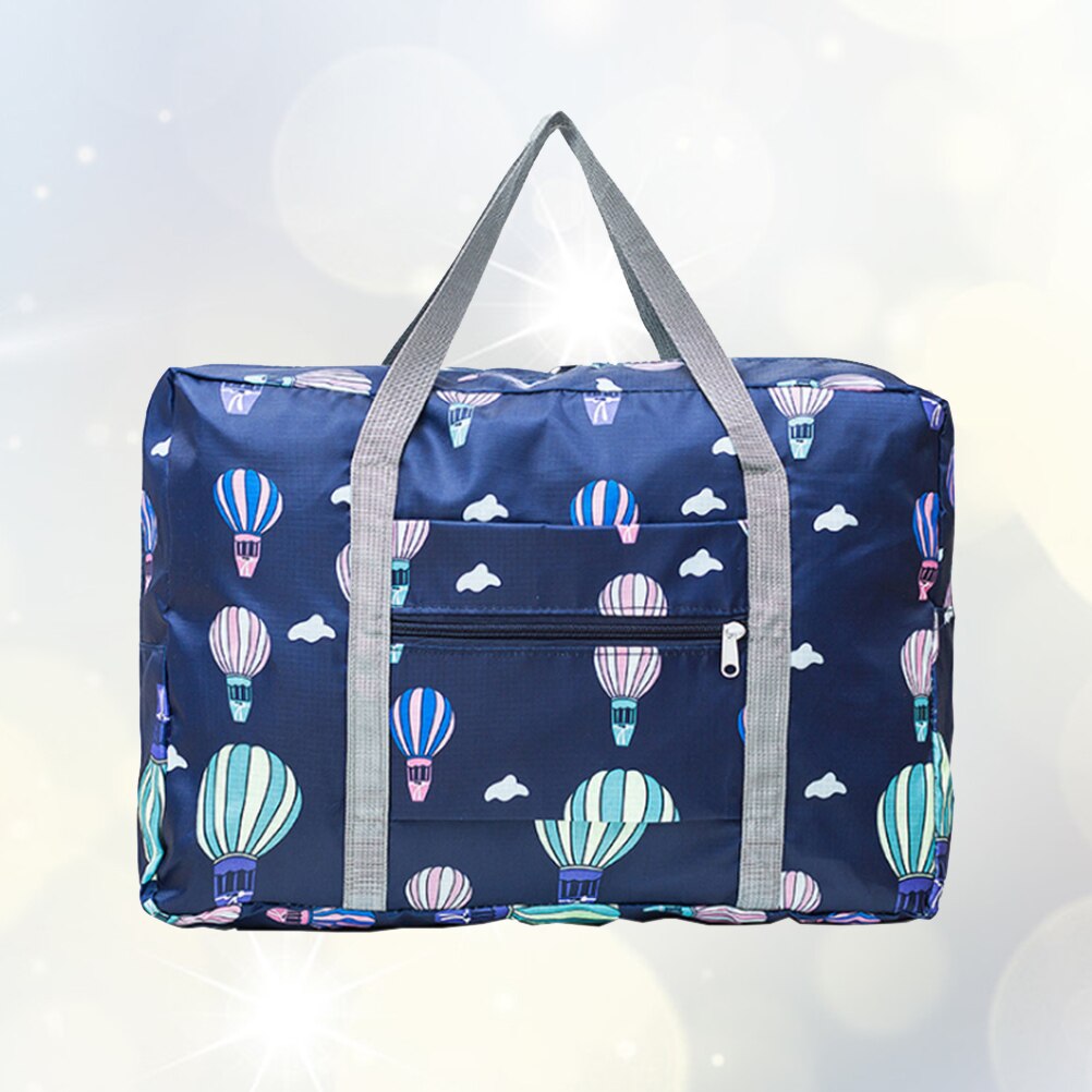 Grand sac de rangement pour vêtements 1pc | Sac Portable pliable étanche de rangement pour vêtements de voyage (ballon bleu foncé)