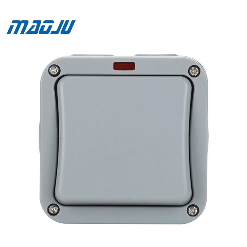 Russia French EU UK British Germany European Single 1Gang Waterproof Socket Switch Enclosure Box Outdoor Outlet Weatherproof 13A: switch box