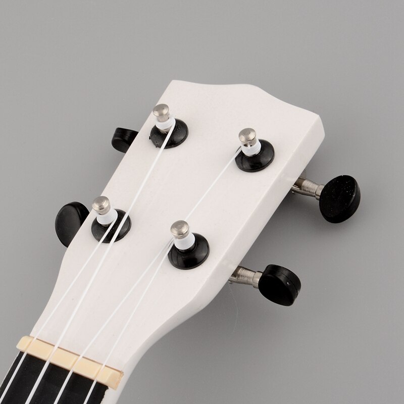 Mini 21 Inch Soprano Ukulele 12 Frets Instrument Wood Guitar Musical Ukulele Hawaiian Style Guitar for Kids Birthday