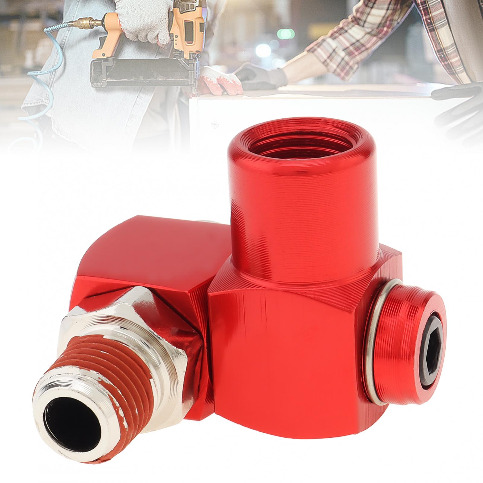 Conector giratório da mangueira do ar, acessórios industriais do ar, adaptador portátil das ferramentas do ar, 1,4 "NPT, 360 graus