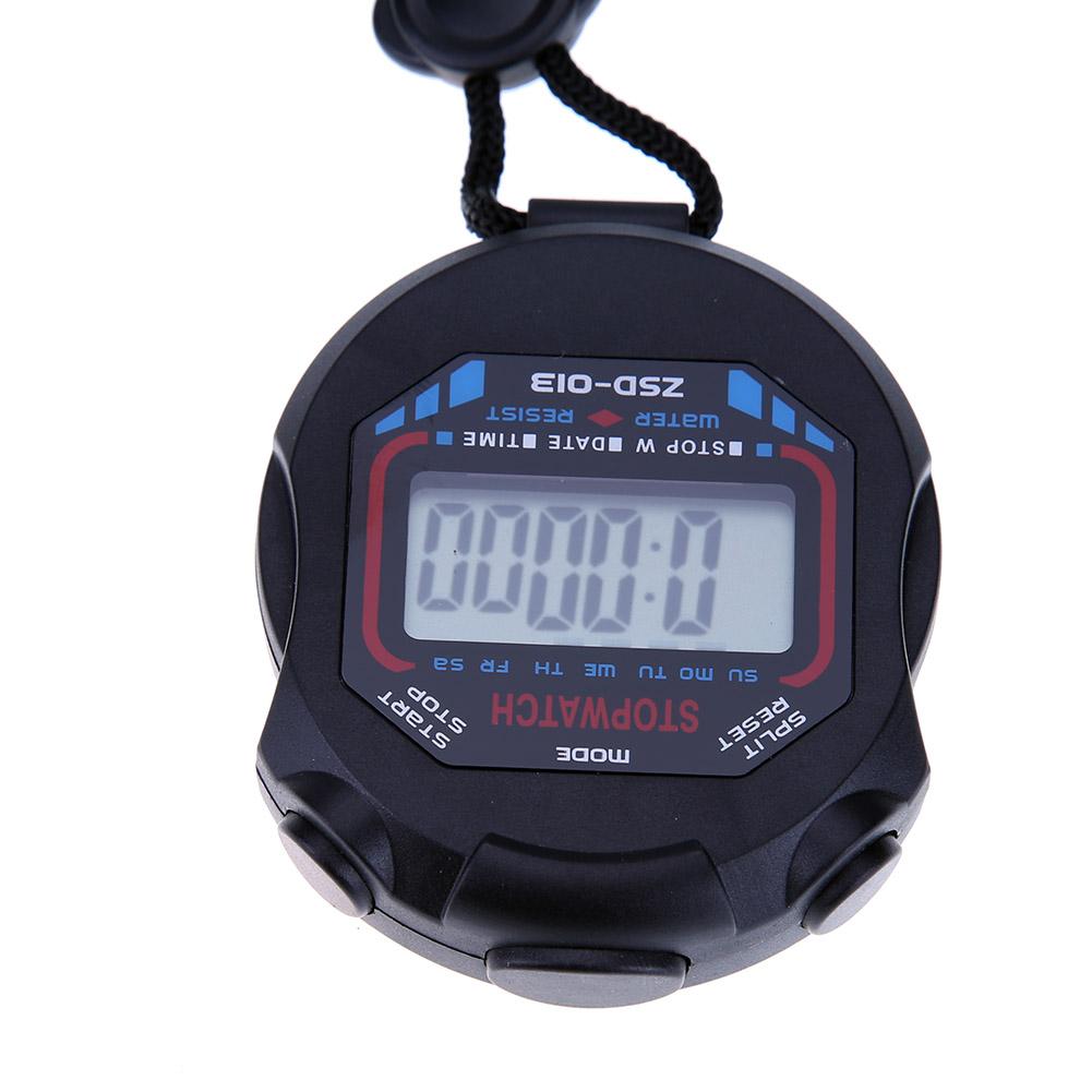 Electronic Stopwatch Handheld Digital LCD Chronograph Stopwatch Counter Kitchen Timers 3 Adjustment Buttons Tools & Gadgets