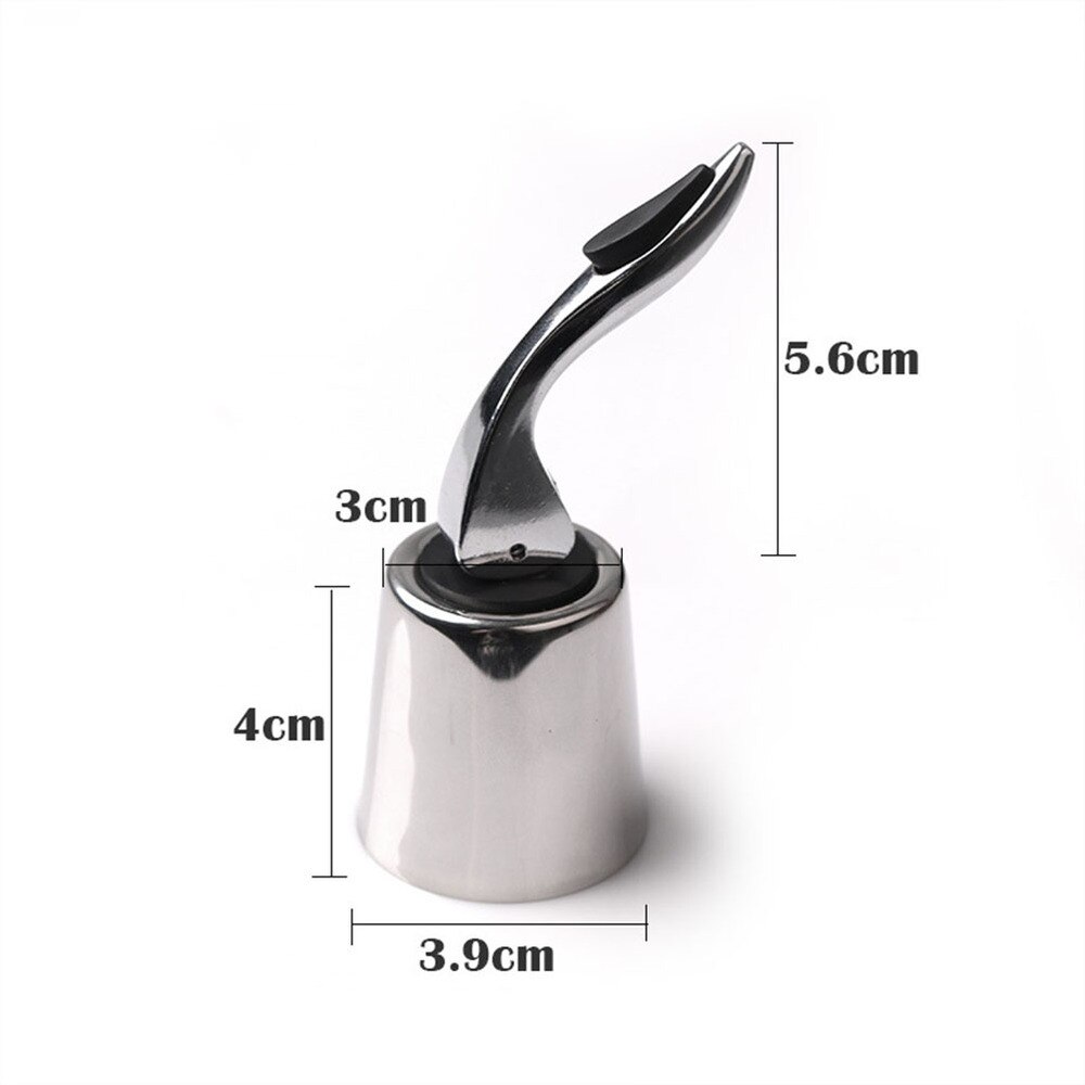 Stainless Steel Bottle Stopper Beverage Bottle Plug Stopper Reusable Saver Bottle Sealer