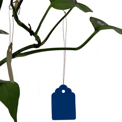 100 Pcs Waterproof Ribbon Line Plant Label Plant Tag Tag Flower Pot Marker Sign Gardening Decoration Gardening Tool: blue