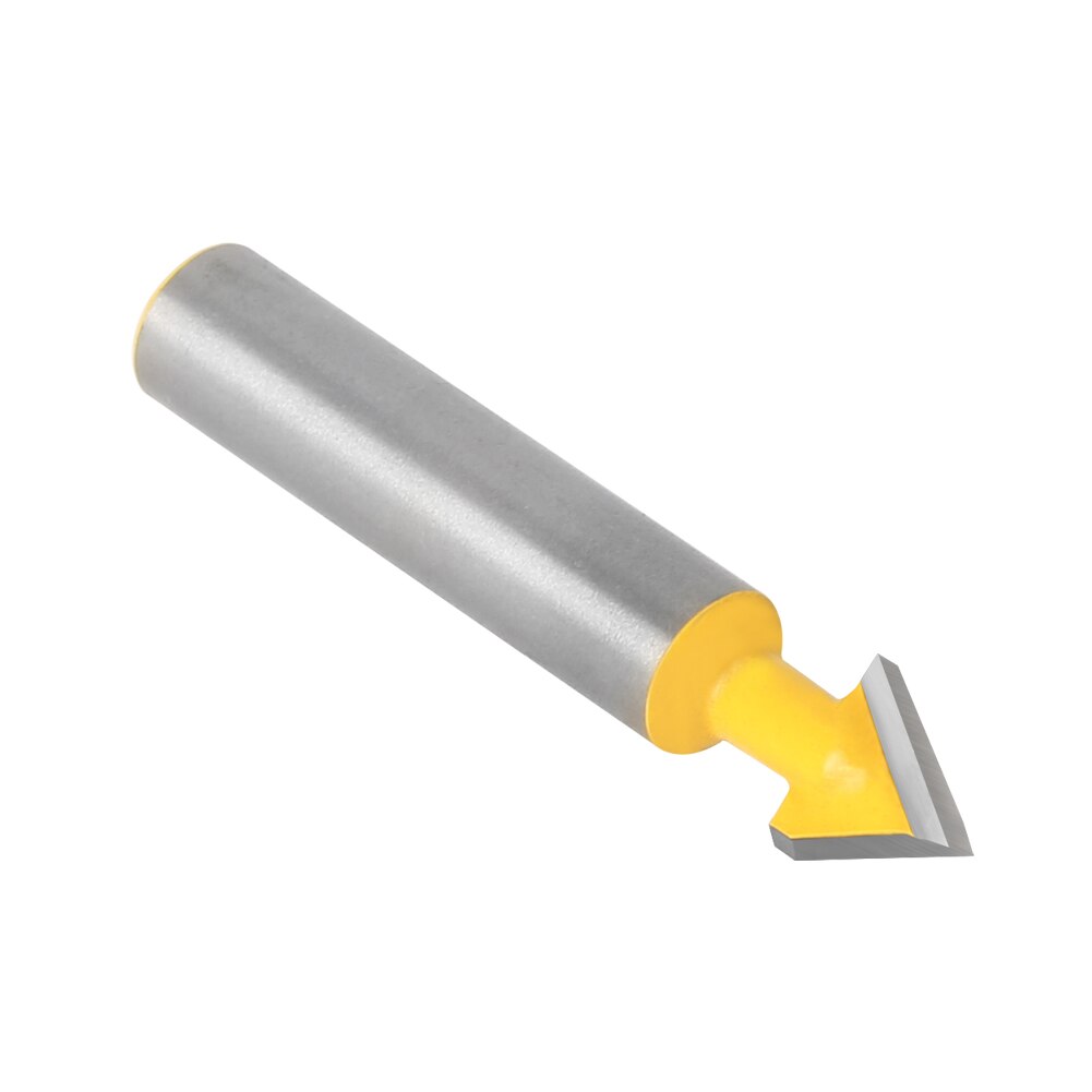 1pc 8mm Shank 90 Degree V Groove Template V-Groove V Grooving Router Bit cleaning flush trim corner round cove box bits tools