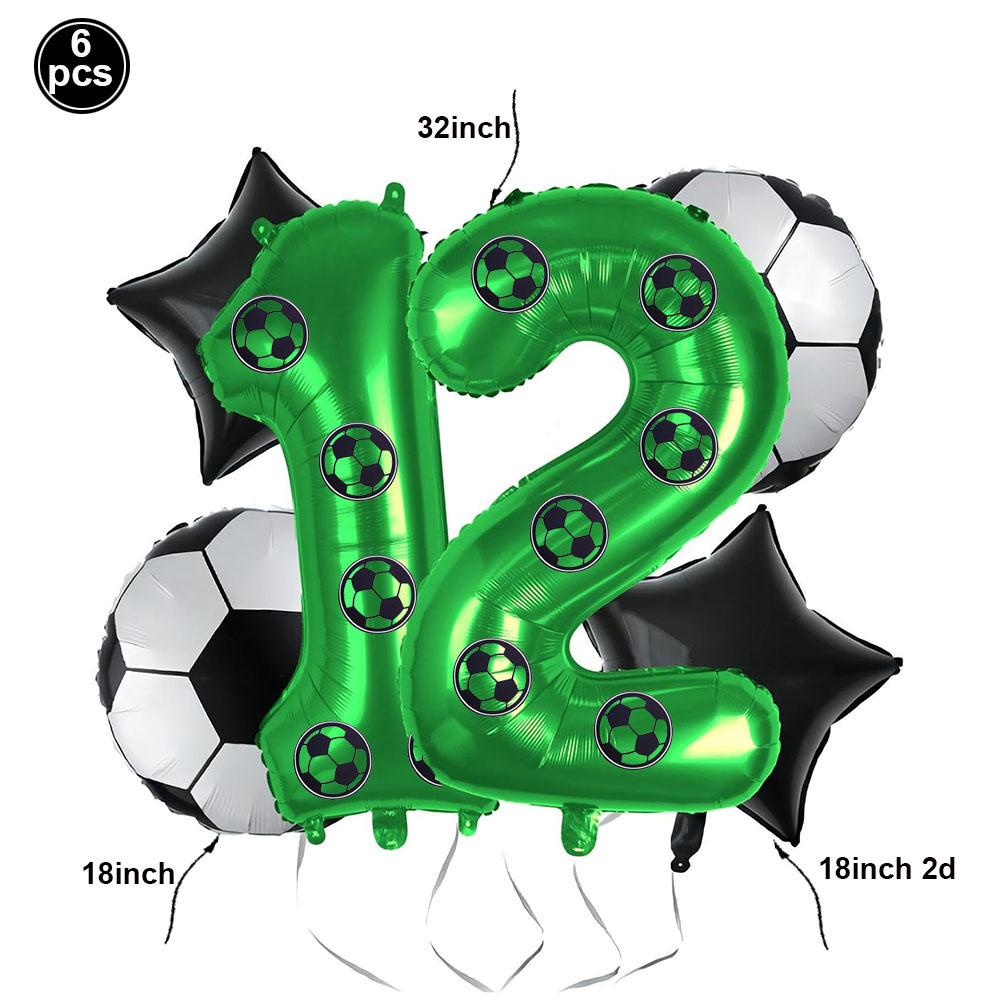 FußBall Ballon Bausatz Geburtstag Dekor für Jungen FußBall Geburtstag Party Lieferungen FußBall Party Ballon FußBall Sport Thema Party Gefälligkeiten