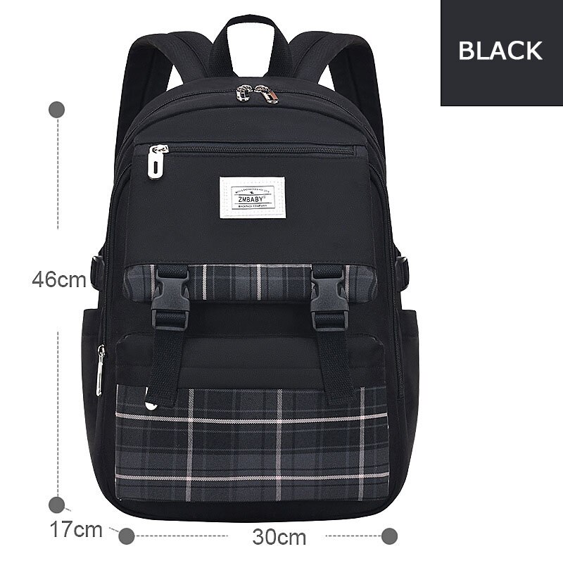 Leuke Meisjes Schooltassen Prinses Boek Kinderen Basisschool Rugzakken Satchel Licht Schooltassen Mochilas Escolares Infantil: Black