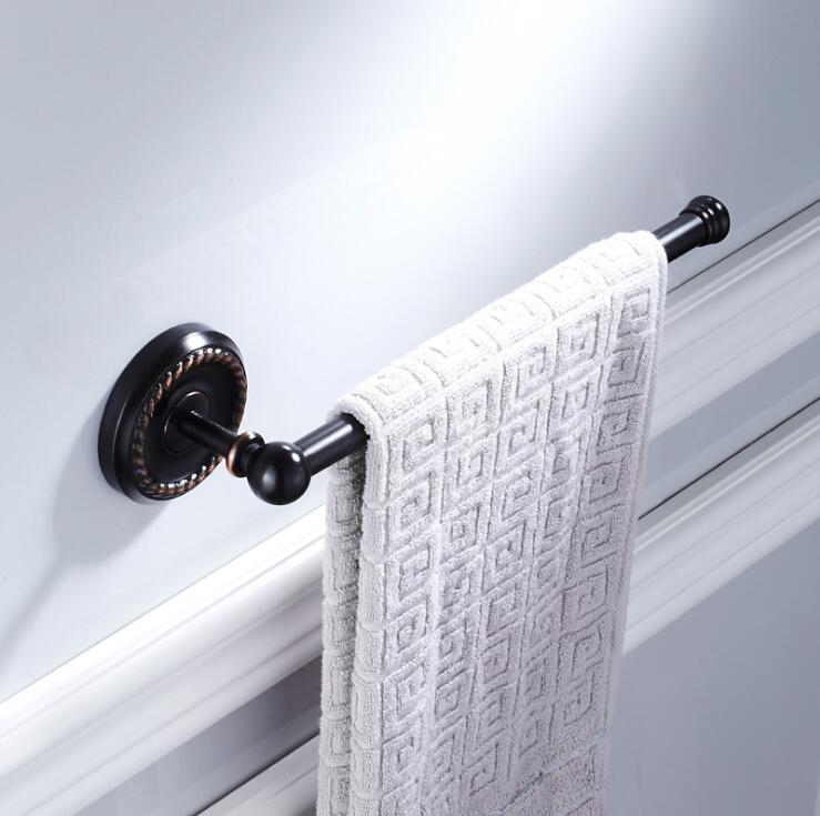 Porte-serviettes Laiton Vieilli Style Empire - Longueur 50 Cm - Neuf