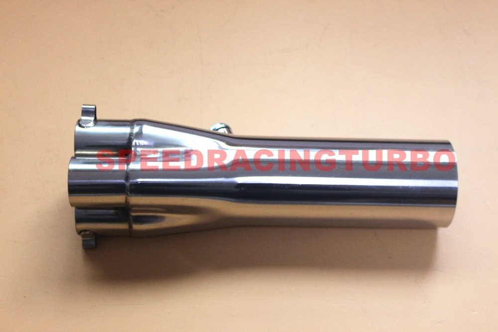 SPEEDRACINGTURBO Cabecera de escape colector de deslizamiento en 1 3/4 "tubo de 3,5" únicas los colectores de acero inoxidable colector de escape