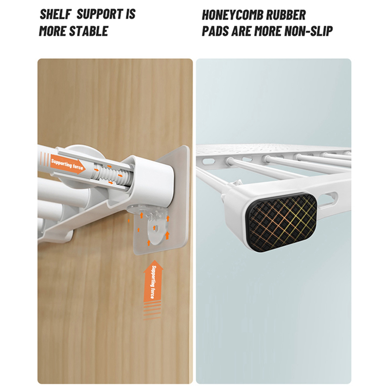 Półki teleskopowe A36T-2X Półki robić szafy Organizer robić szafy Półki robić przechowywania Regały Ścienne Regały robić montażu na ścianie Organizacja przechowywania w domu