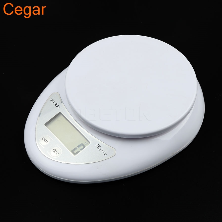 Ceagr Kitchen scales 5kg x 1g Food Diet Postal Digital Scale balance weight Electronic scale weighting LED electronic scale