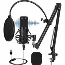 BM800 Usb Microfoon Kit 192Khz/24BIT Bm 800 Microfoon Condensator Professionele Microfoon Voor Pc Podcast Opname Tiktok Gaming