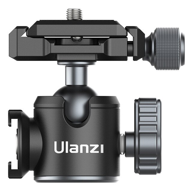 Ulanzi MT-24 U-80L Metal Table Tripod with Cold Shoe Microphone LED Light Extend Vlog Tripod for DSLR SLR Camera Phone Tripod: U-80L