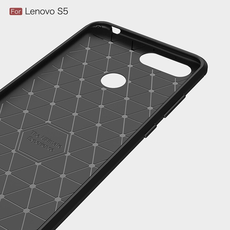 Voor Lenovo S5 Carbon Fiber Cover Anti Klop Silicone Soft TPU Geborsteld voor Lenovo S5 K520 K8 NOTE Z5 Case