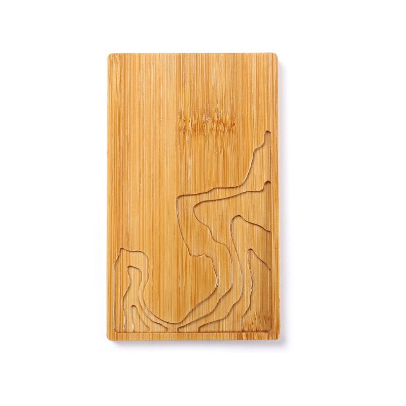 Handmade Natural Wood Coaster Round Square Teacup Mat Bamboo Wooden Coasters for Drinks Resin Art Crafts: 3