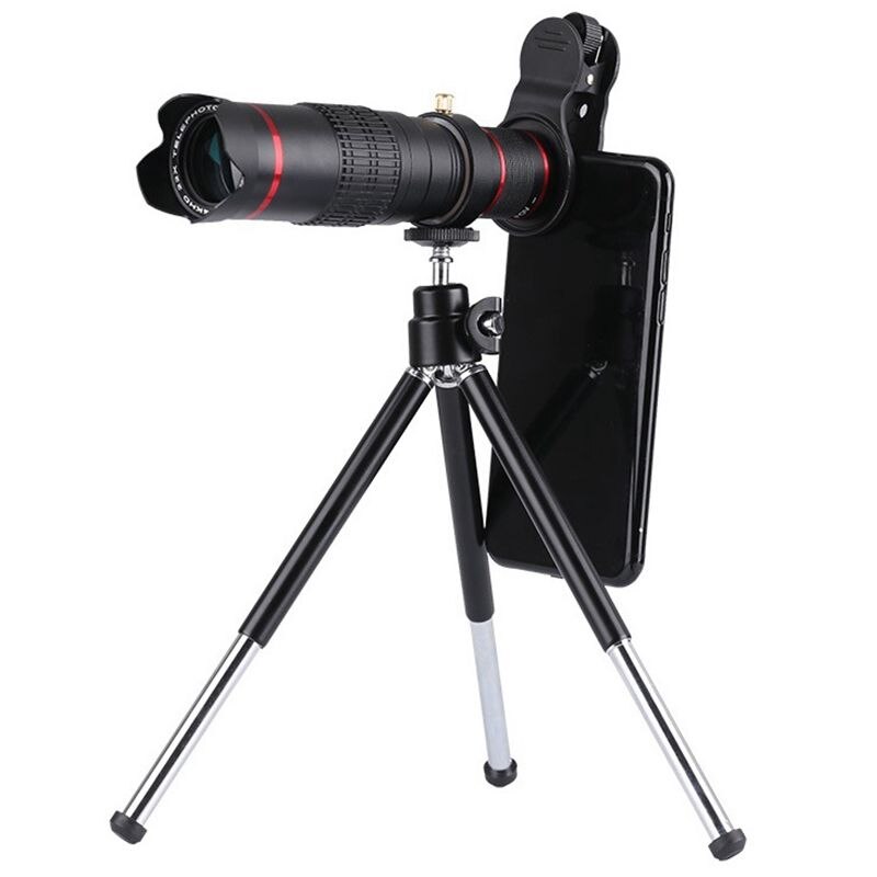 Hd 4k 22x zoom mobiltelefon teleskop linse tele ekstern smartphone kamera linser til iphone sumsung huawei telefoner