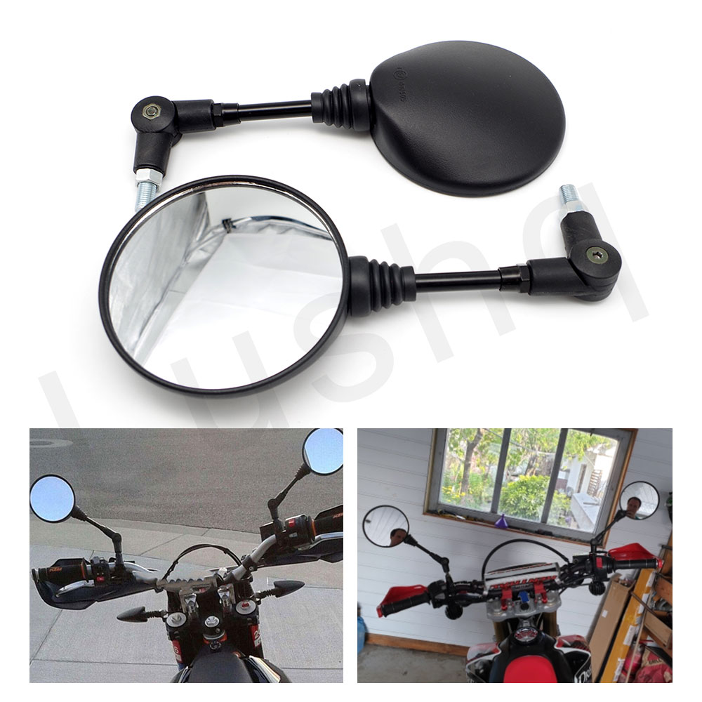 Motorsykkel rearview tilbehør for bobber kawasaki zxr 400 bws 100 aprilia  rs 125 yamaha xvs 650 motorsykler tilbehør