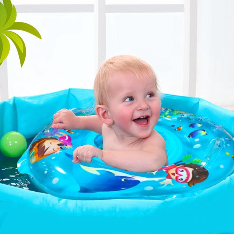 Zwemring voor kinderen, opblaasbare zwemring voor baby's, drijvend, 1-4 jaar oud, cartoon speelgoedstoel, willekeurig patroon
