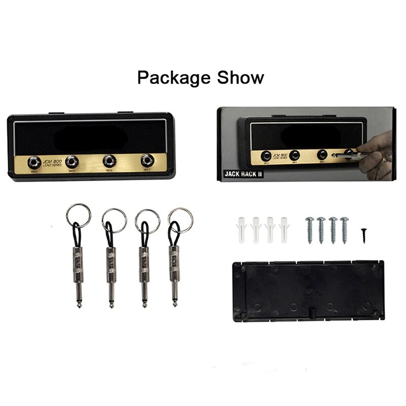 Stockage De clés Guitare Porte-Clés Jack II SUPPORT 2.0 électrique Porte-clés Ampli Vintage Amplificateur