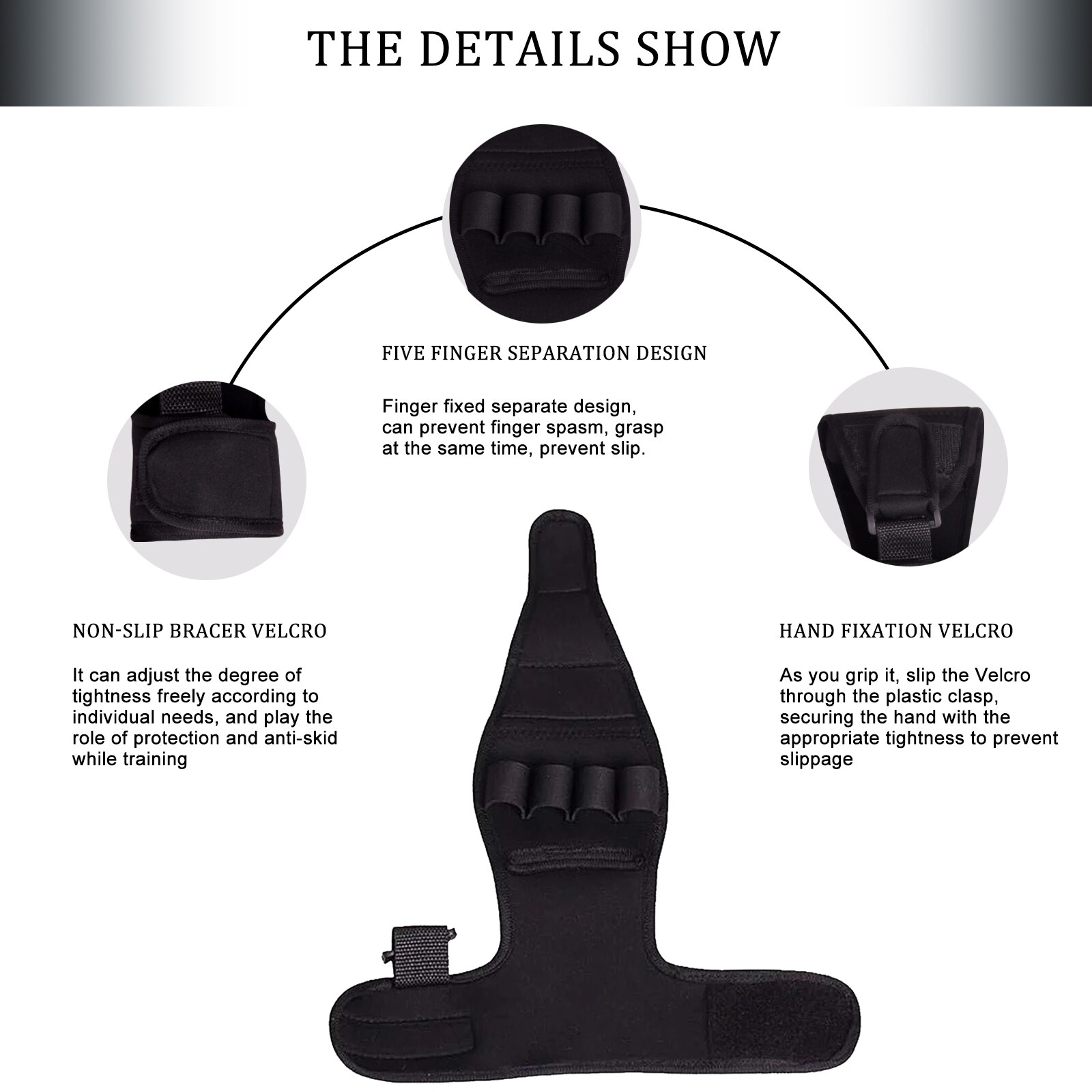 Fitness Handschoenen Anti-Spasticiteit Vinger Revalidatie Extra Handschoenen Spalk Vinger Herstel Grip Impairment Fitness Grip