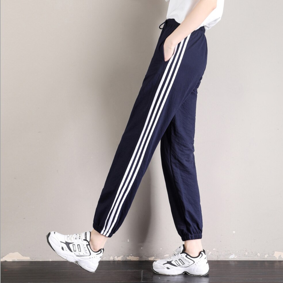 X Sweatpants for Women Nylon Cool Soft Three Stripes Joggers Women Sports Pants Jogging Sports Jogger Sport Joggings Trousers