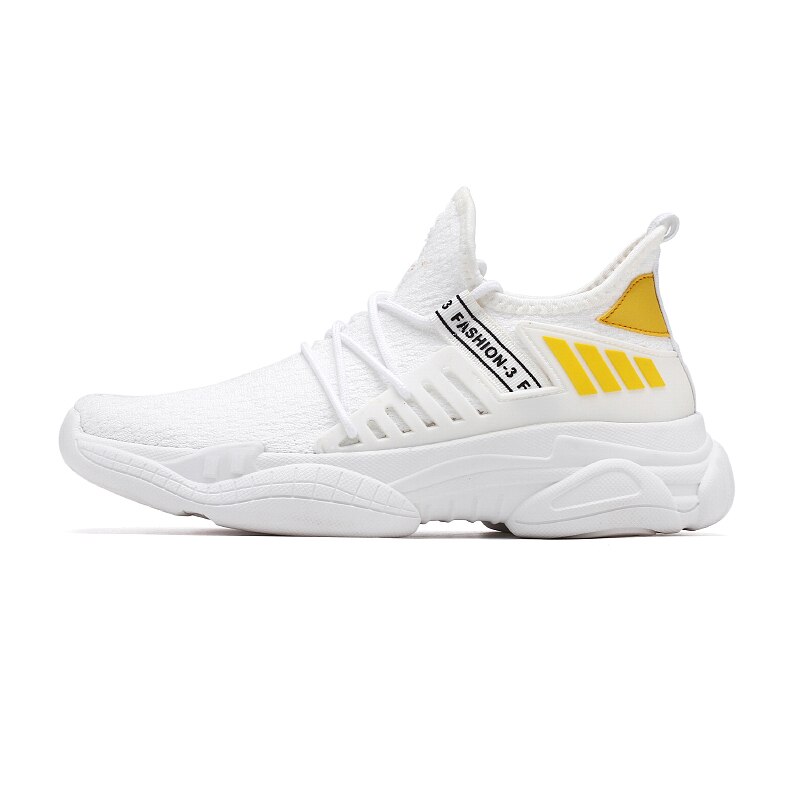 Tennis Shoes Sneakers Stability Athletic Fitness Men Outdoor Breathable Zapatillas Hombre Deportiva Chaussure Homme Sport: White / 9