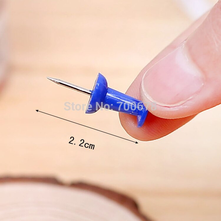 200 st/lot färgglad trycknål av mjukt kartongpapper