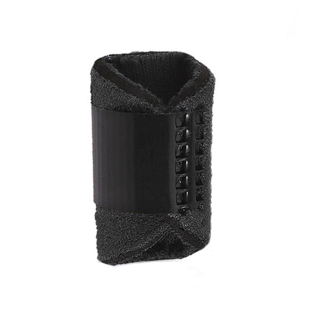 1 stuks pijnverlichtingstrigger, fractuurbescherming, vingerrichter, verstelbare corrector, spalk, vingerondersteuning, beschermbeugel  z2 j 1: Zwart
