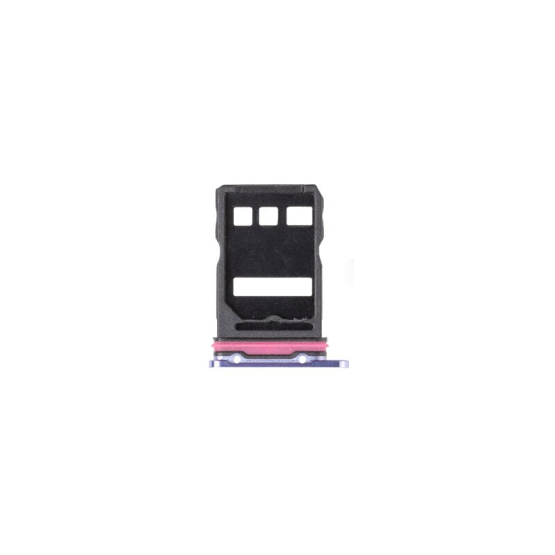 Vervanging Voor Huawei P40 Pro Sim Card Tray Slot Houder Adapter Socket Reparatie Onderdelen ELS-NX9, ELS-N04: Purple