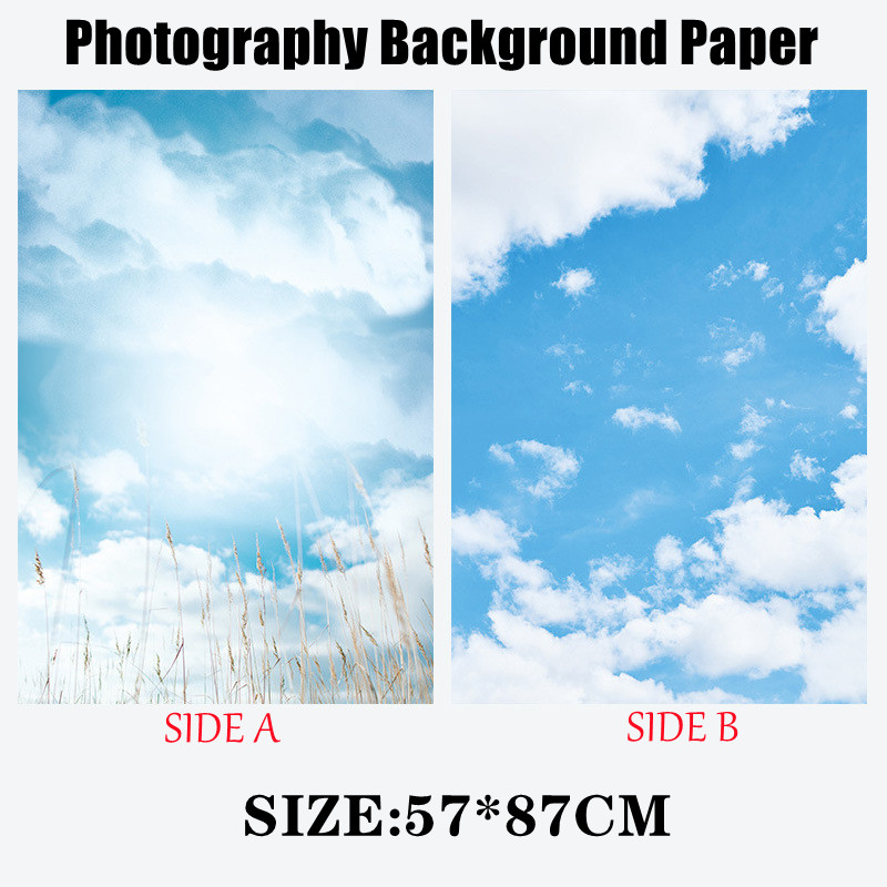 Background photography 2 Sides Marble Wood Grain photo studio Cosmetics Easter decoration 57*87cm Waterproof Photo background: 16