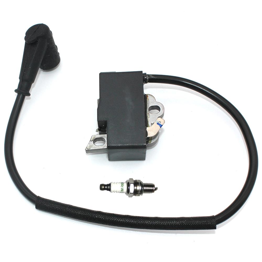 Módulo de Bobina De ignição com Spark Plug CMR6H para Motosserra Stihl MS201 MS201T MS201C MS201 2-Mix PN #1145 400 4711 1145 400 1303 000