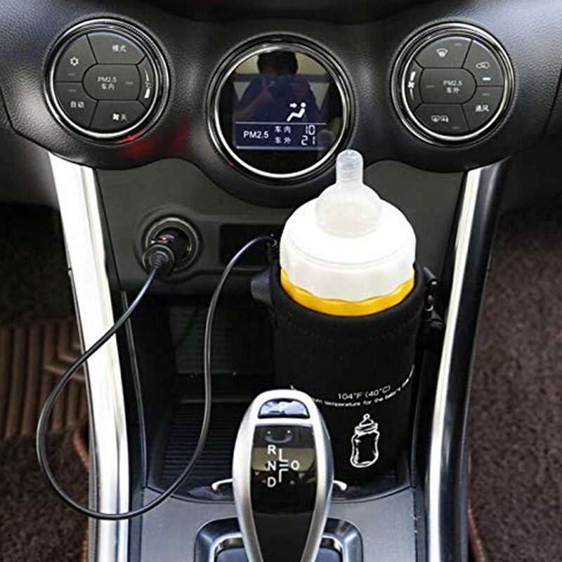 Thermostat usb pour voiture, chauffe-biberon portable, prise us
