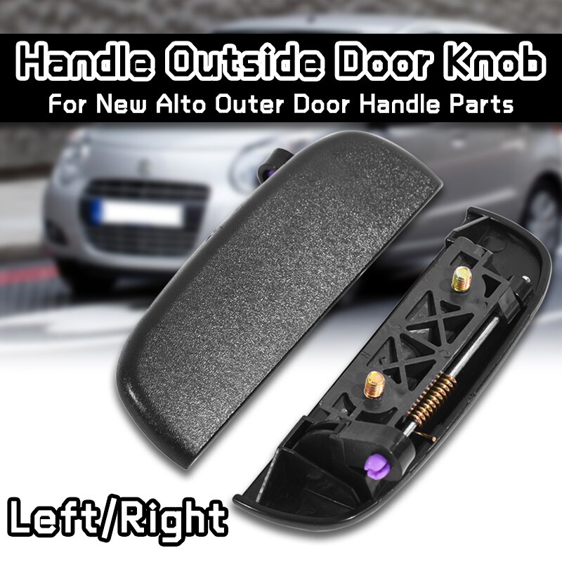 Bil bageste udvendige udvendige dør åbent håndtag udvendigt dørhåndtag venstre højre sort til suzuki alto ydre dørhåndtag dele
