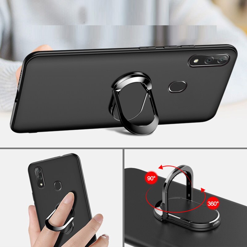 Case Voor Zte Blade A7 Voor Zte Blade A7 Magnetische Vinger Ring Matte Cover Voor Zte Blade A7 Coque