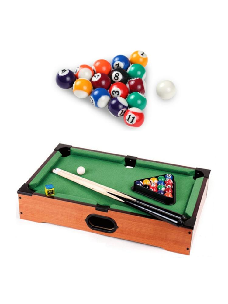 16 stuks hars 32/38mm biljartbal kinderspeelgoed kleine poolkeu ballen complete set mini pooltafel accessoires