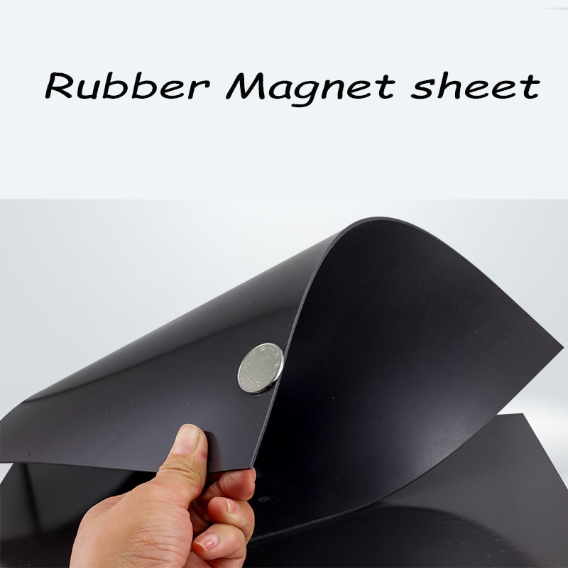 Flexibele Magneet Sheet A4 Flexibele Magnetische Strip Rubber Magneet Tape Dikte 0.5 Mm