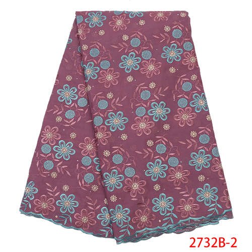 Swiss Voile Lace in Switzerland ,African Cotton Lace Embroidery Dry Lace Fabric for Nigeria Dress KS2733B-1: Picture 2