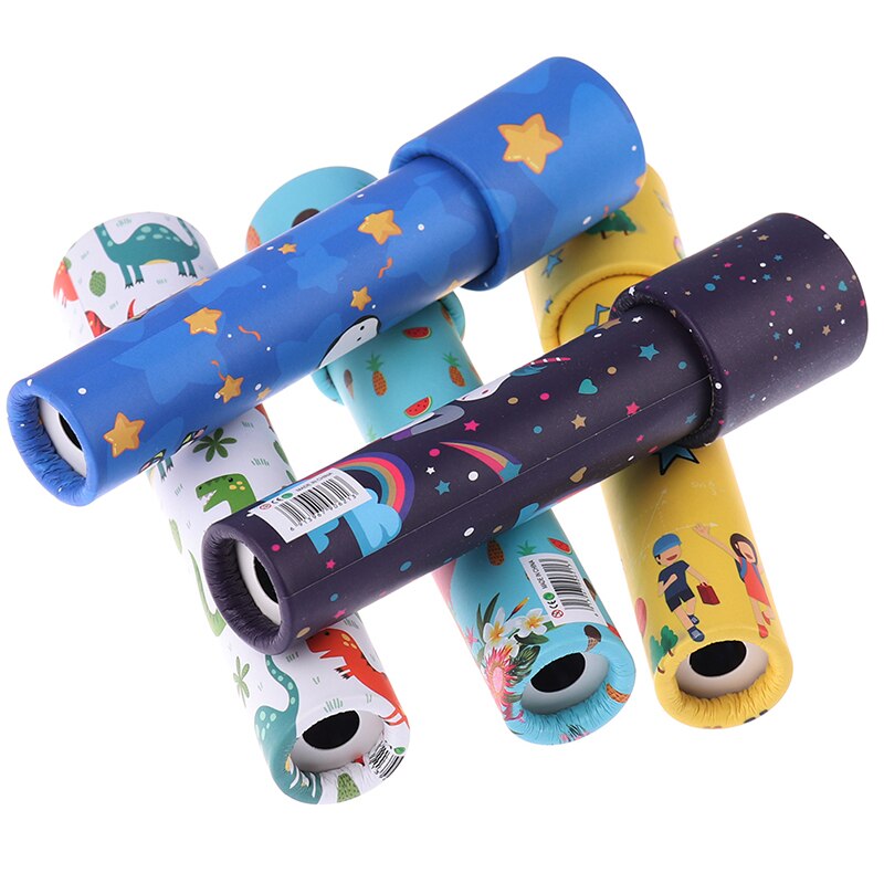 Interactive Logical Rotating Kaleidoscope Magic Classic Educational Toys for Kids Imaginative Cartoon Children