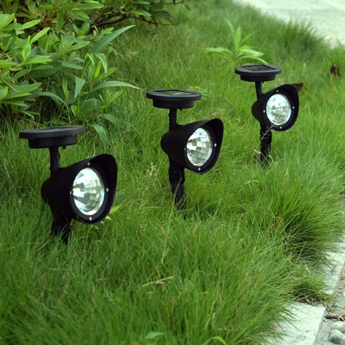 LED-spot op zonne-energie voor buiten - IP65 waterdichte tuinverlichting voor pad, gazon, boom, binnenplaats decoratie landschapsverlichting