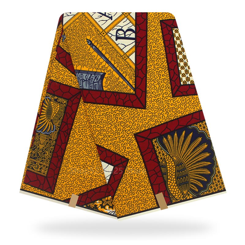 Veritable Wax Veritable Guaranteed Real Dutch Wax 6yard/lot 100% Cotton Veritable Wax African Fabric Print