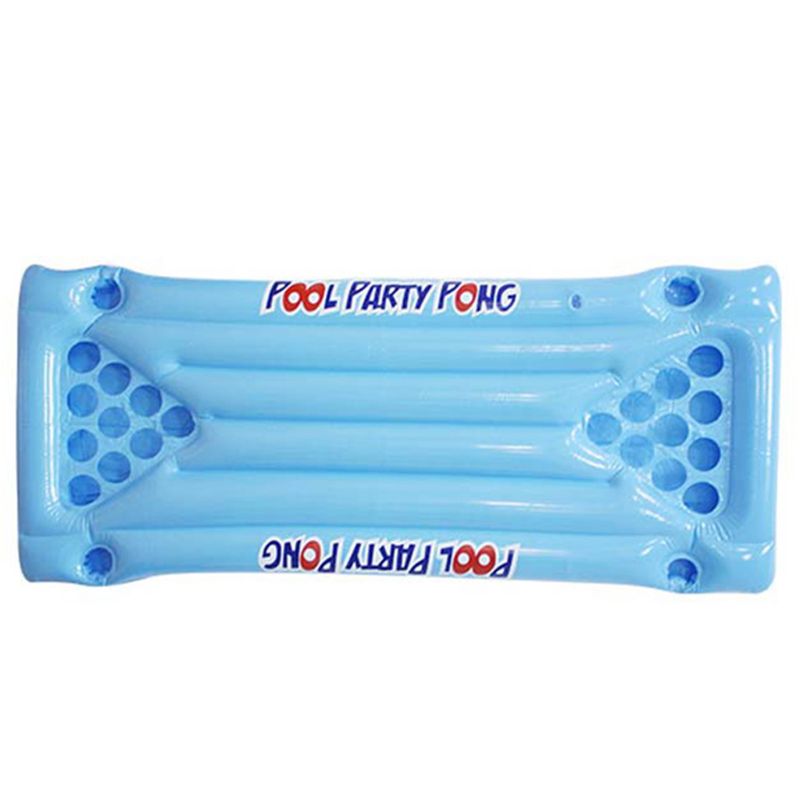 Aufblasbare Luft Matratze Bett Bahre Pong Spiel Schwimmbad Tisch Partei Schwimmbad Wasser Schwimm Trinken