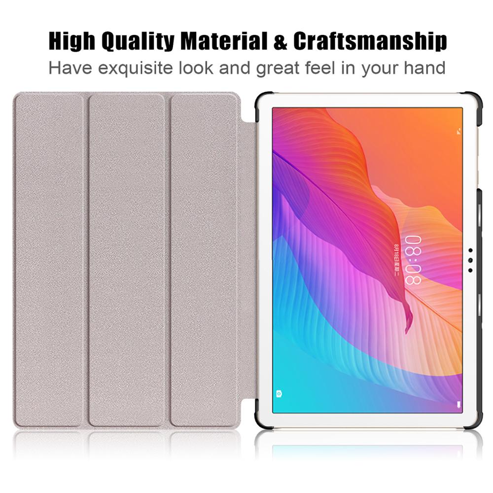 Magnetyczny pokrowiec do Huawei MatePad T10s 10.1 "AGS3-L09 W09 składany stojak pokrywa dla Huawei tablet 10.1 cala 2020 wydany