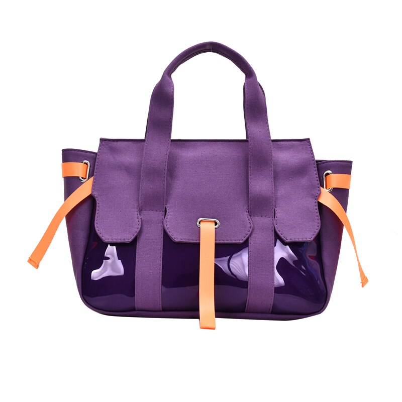 Tela di canapa Delle Donne del Sacchetto di Spalla 2020 Classic Borsa Delle Donne Dell'annata Crossbody del Progettista Del Sacchetto di Grande Capacità Femminile di Borse per la Spesa: Purple Shoulder Bag