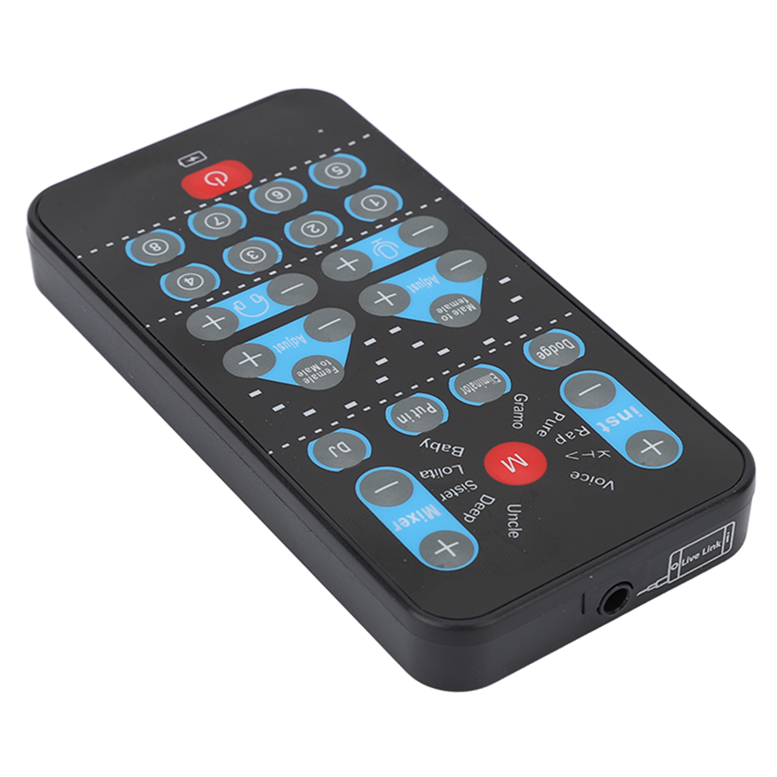 Mini cambiador de voz Universal, 8 efectos de sonido, compatible con embellecimiento en varios idiomas, tarjeta de sonido portátil para teléfono móvil y ordenador